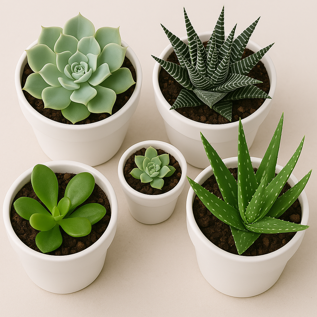 best indoor succulents for office Combo Plants Bundle of 5 Pieces