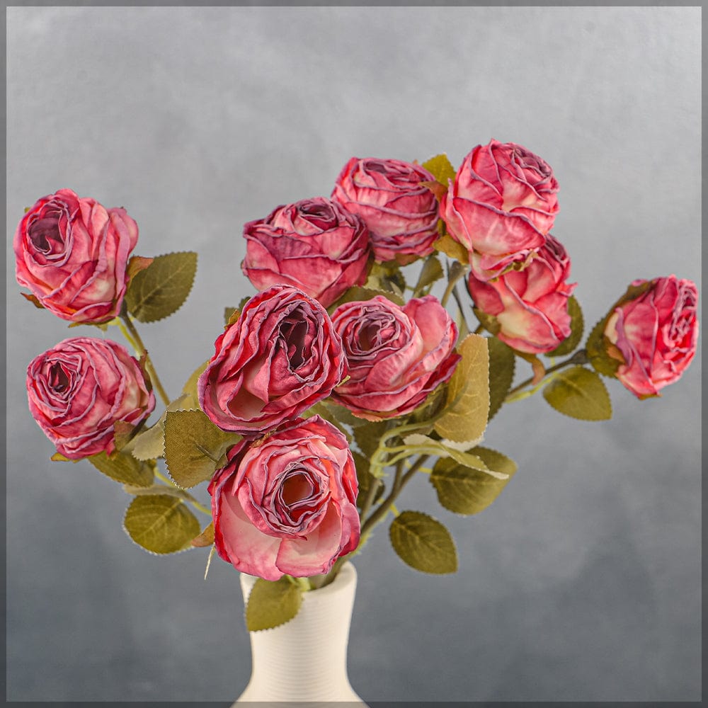 Artificial 5heads Silk Single Stem Flowers
