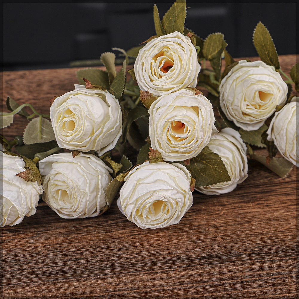 Artificial 5heads Silk Single Stem Flowers