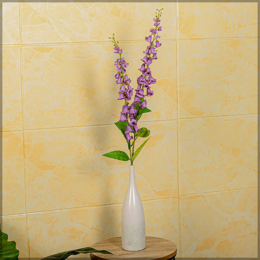 2pcs Artificial Foxglove Single Stem Flowers