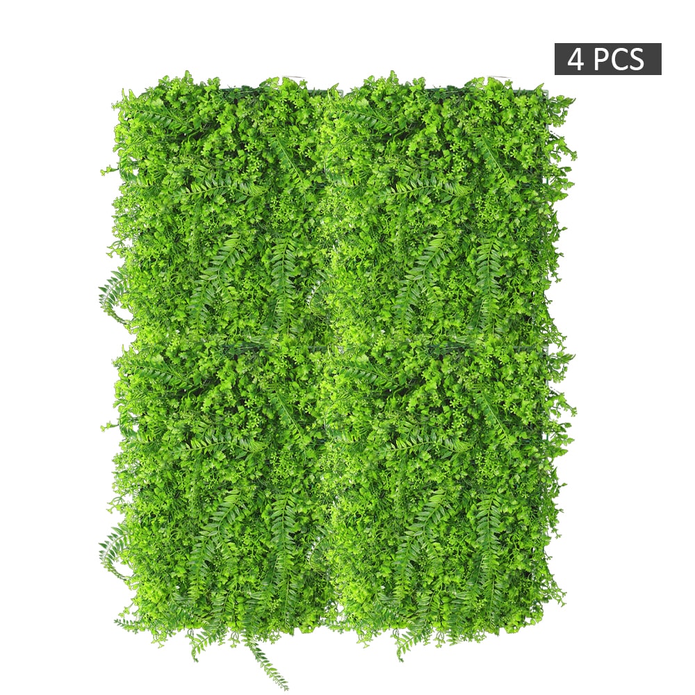 Artificial Mix Leaves Grass Wall Panel – Premium Vertical Garden Backdrop for Indoor & Outdoor Decor