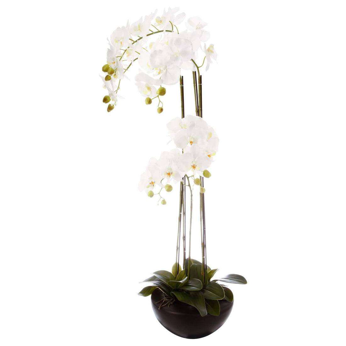 Artificial Orchid Plant W/Pot (46 x 30 x 115 cm)