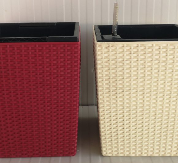 Self Watering Modern-Square Pot