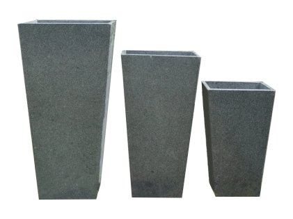 HS Flower Pot Large Granite Grey