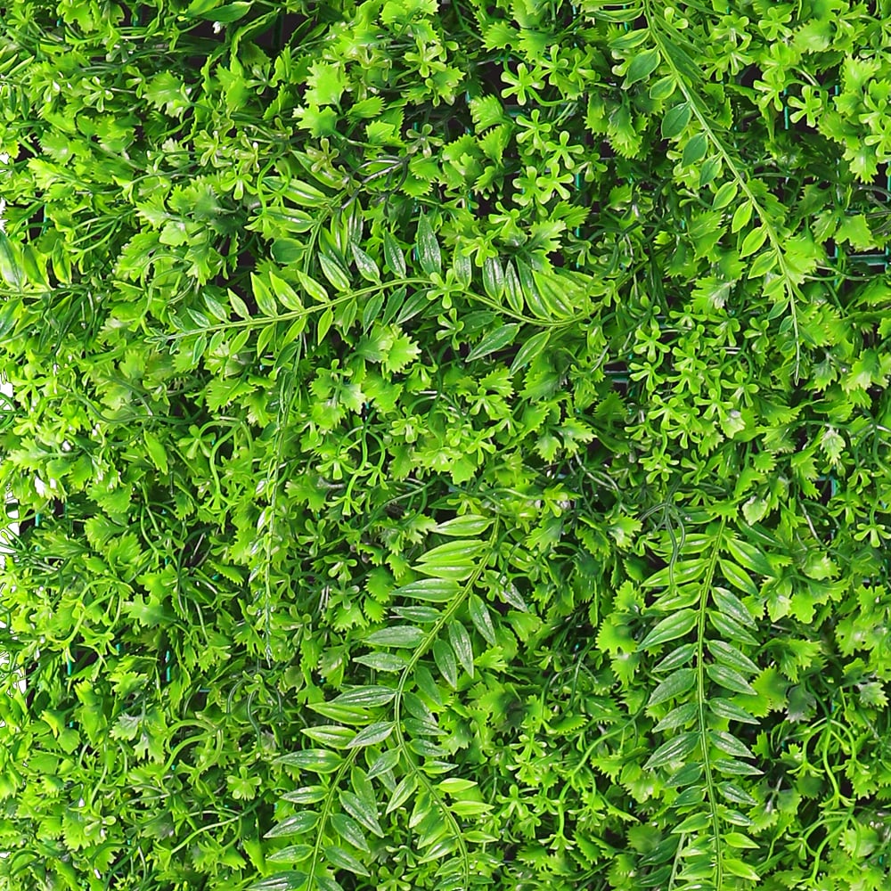 Artificial Mix Leaves Grass Wall Panel – Premium Vertical Garden Backdrop for Indoor & Outdoor Decor