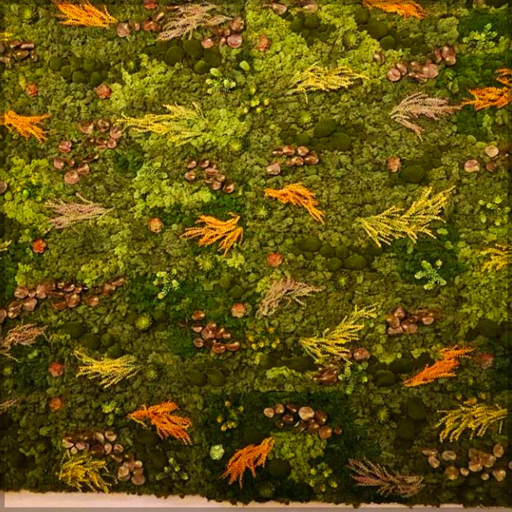 Eternal Life Preserved Moss Grass Wall