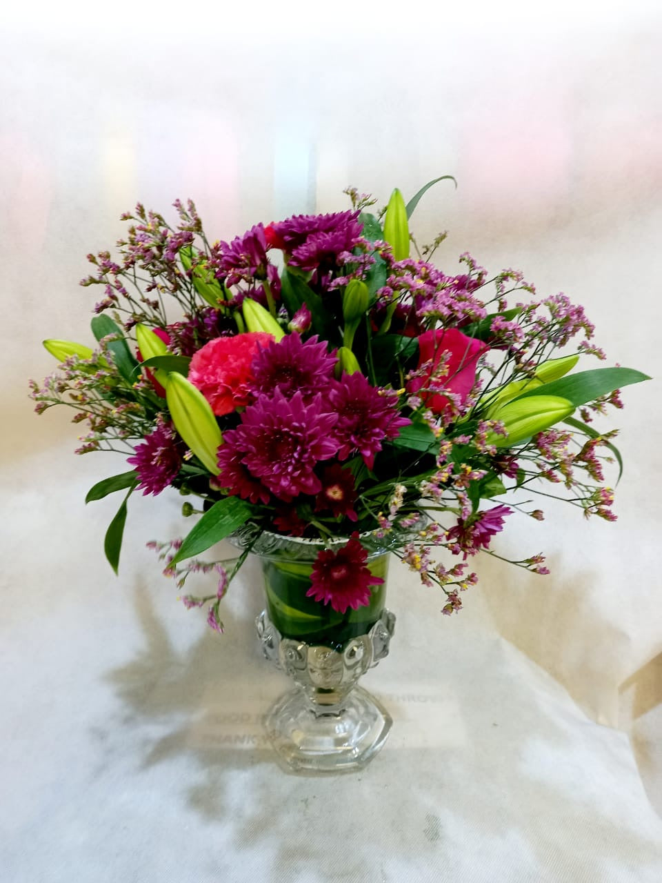 Fresh flowers arrangement